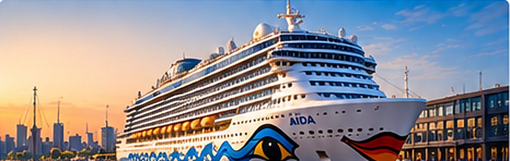 AIDA Kreuzfahrtschiff in Kiel