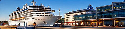 Kreuzfahrtschiff am Norwegenkai Kiel
