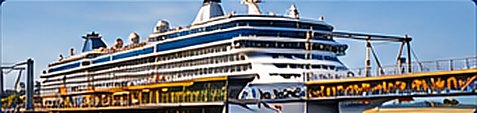 Kreuzfahrtschiff am Schwedenkai Kiel