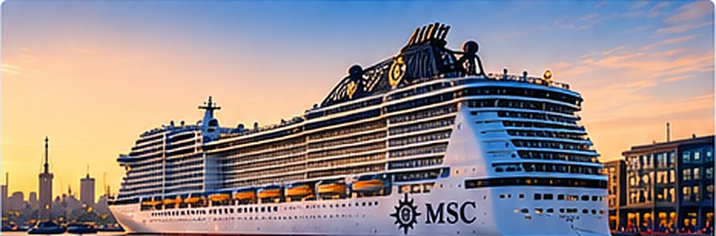 MSC Kreuzfahrtschiff in Kiel
